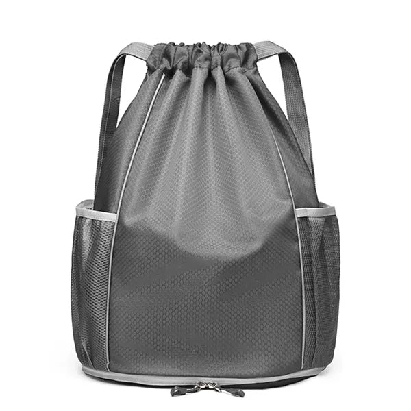 Sports Drawstring Backpack With Independent Shoe Pocket