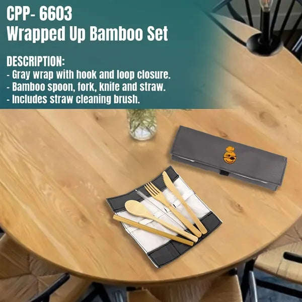 Wrapped up Bamboo Set