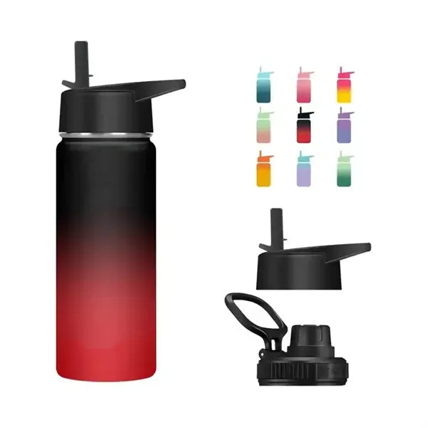 Vacuum Insulated Dual-color Outdoor Sports Water Bottle