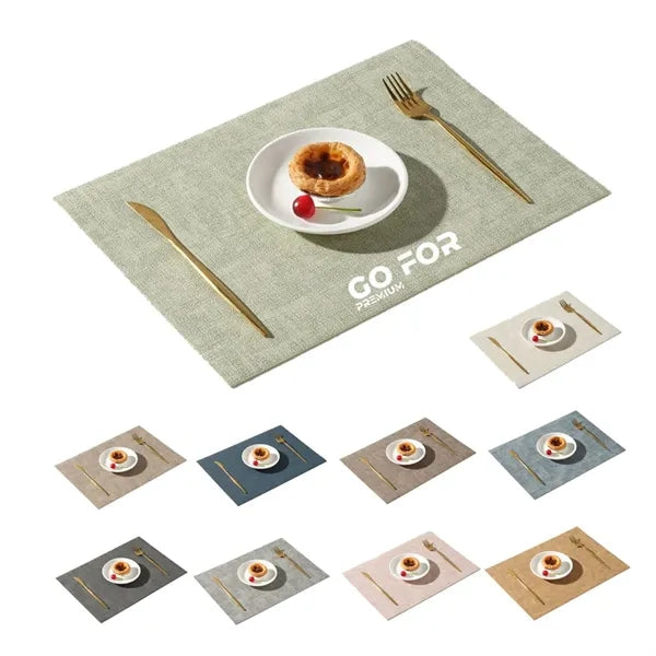 Double Sided Faux Leather Placemats
