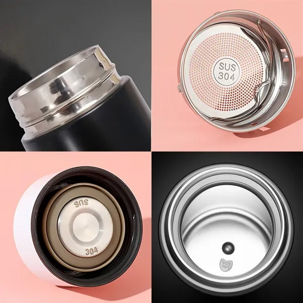 Water Bottle Thermos Smart Tumbler Travel Drink Ware
