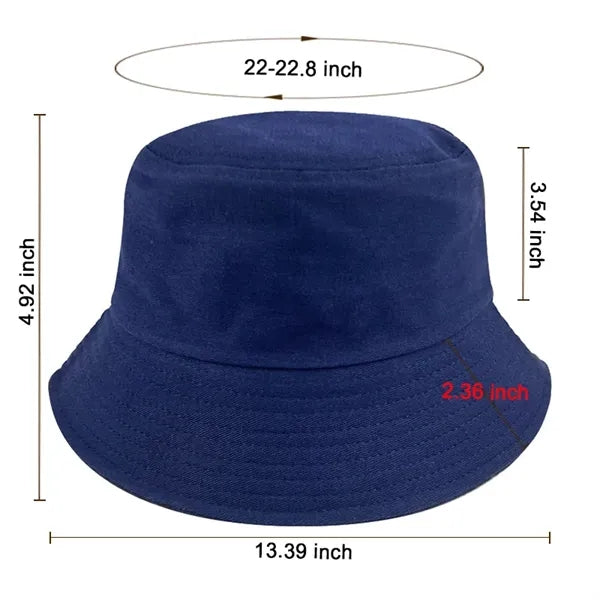 Bucket Hat with Windproof Rope