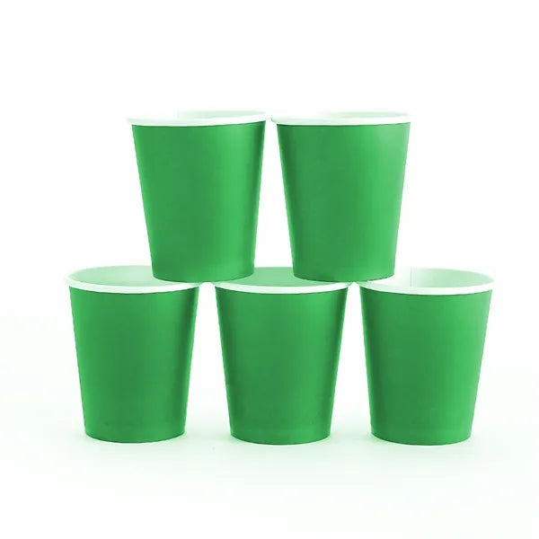Rainbow Art Party Paper Cup Multicolor Disposable Leak Proof