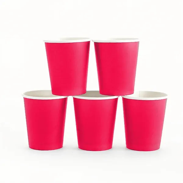 Rainbow Art Party Paper Cup Multicolor Disposable Leak Proof