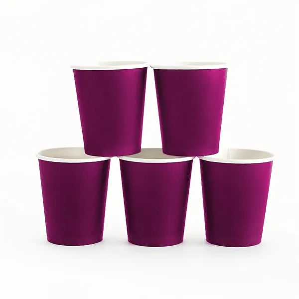 Rainbow Art Party Paper Cup Multicolor Disposable Leak Proof
