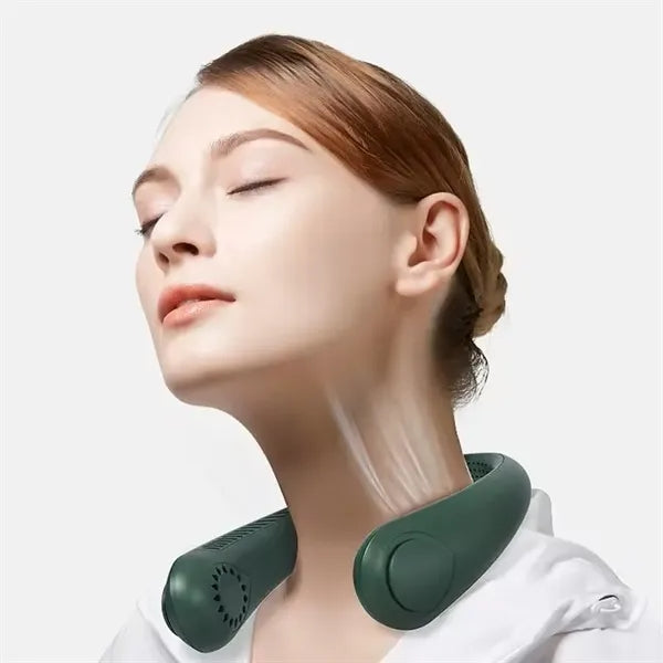 2000mAh Portable Air Cooler Hanging Wireless Neck Fan