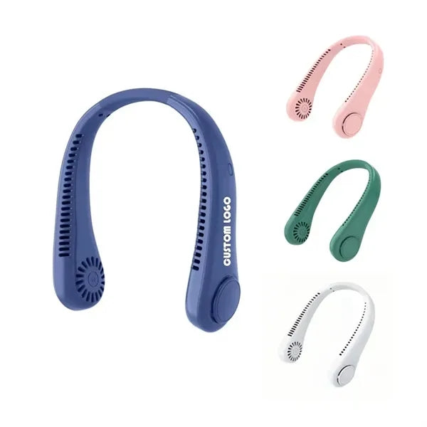 2000mAh Portable Air Cooler Hanging Wireless Neck Fan