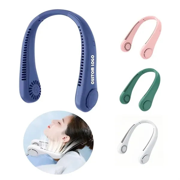 2000mAh Portable Air Cooler Hanging Wireless Neck Fan