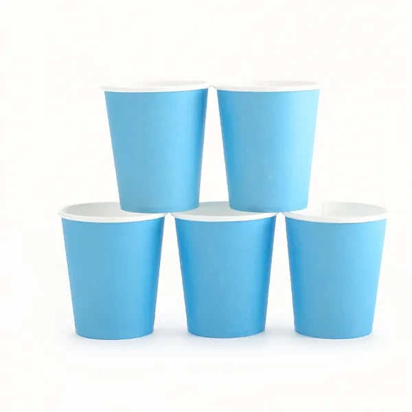 Rainbow Art Party Paper Cup Multicolor Disposable Leak Proof