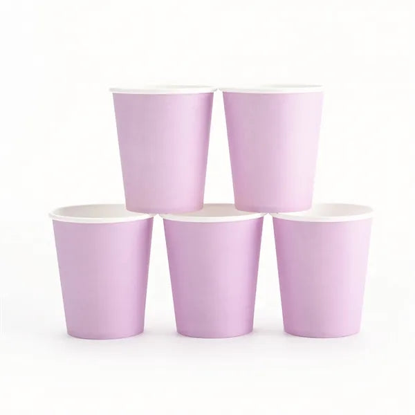 Rainbow Art Party Paper Cup Multicolor Disposable Leak Proof