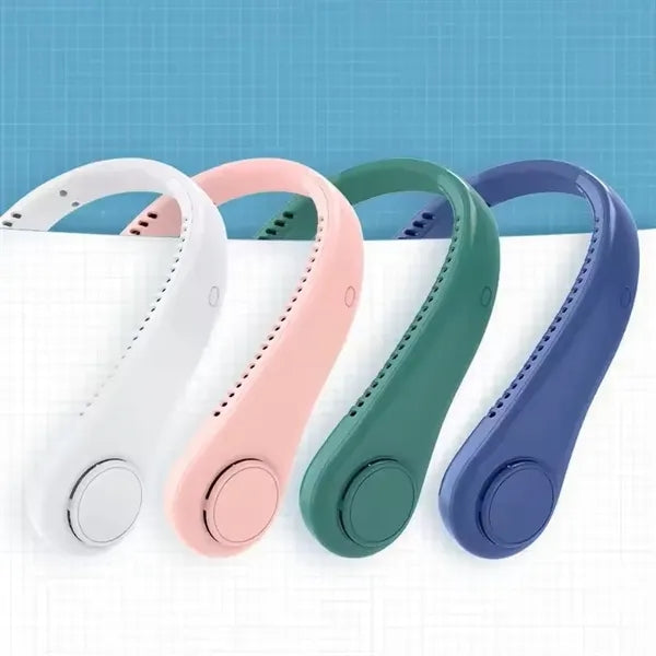 2000mAh Portable Air Cooler Hanging Wireless Neck Fan