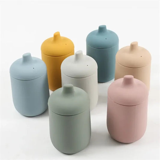 Silicone Baby Sippy Cup Handless