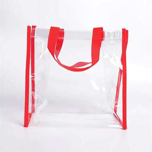 Stadium PVC Clear Plastic Tote Bag with Handles