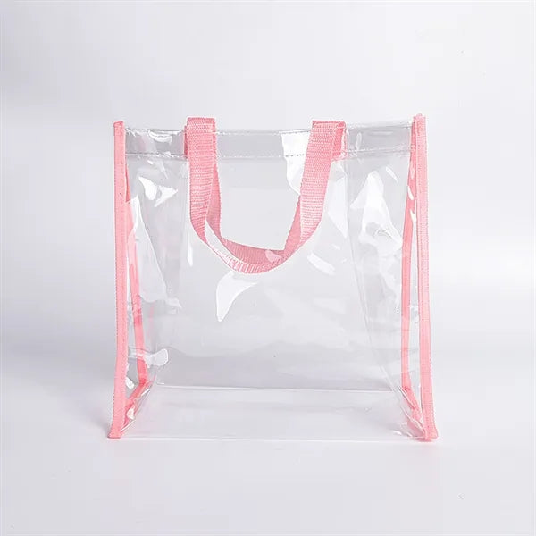 Stadium PVC Clear Plastic Tote Bag with Handles