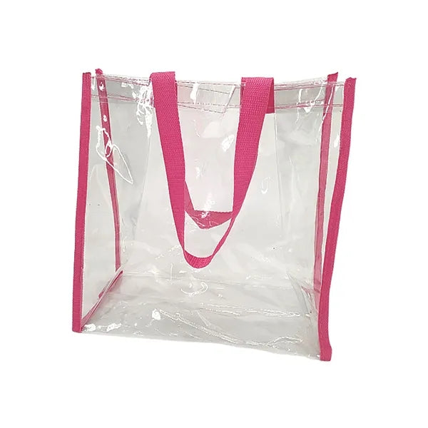Stadium PVC Clear Plastic Tote Bag with Handles