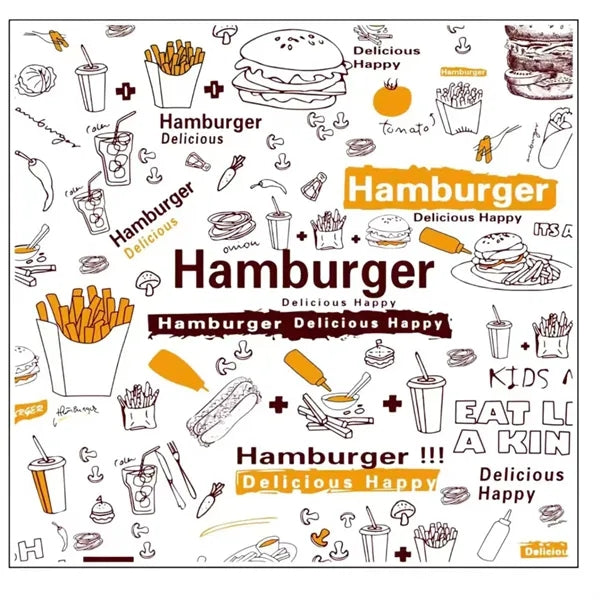 Burger/Sandwich Food Grade Wrapping Paper