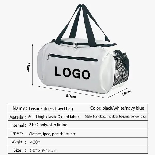 Foldable Oxford Fabric Travel Sports Gym Storage Bag