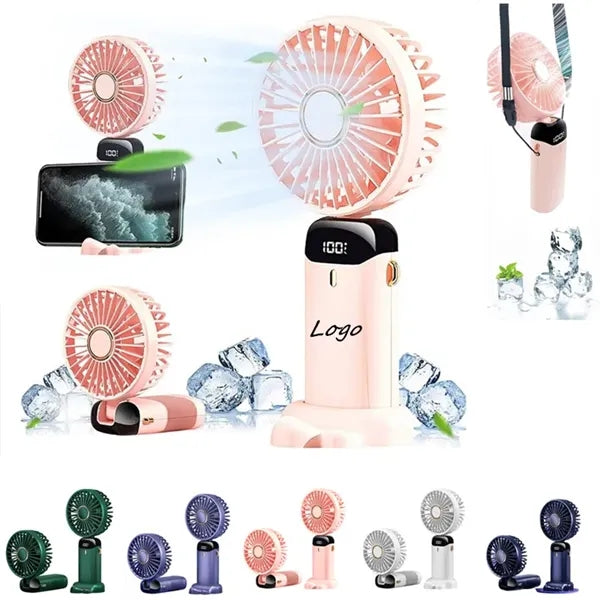 Rechargeable Mini Handheld Pocket Hanging Neck Cooling Fan