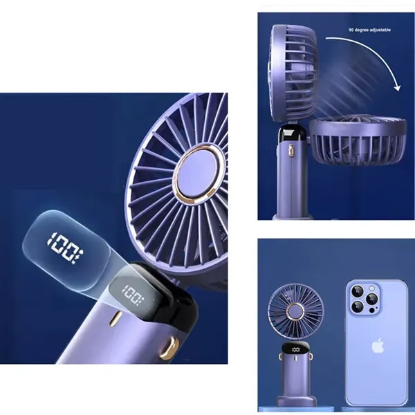 Rechargeable Mini Handheld Pocket Hanging Neck Cooling Fan