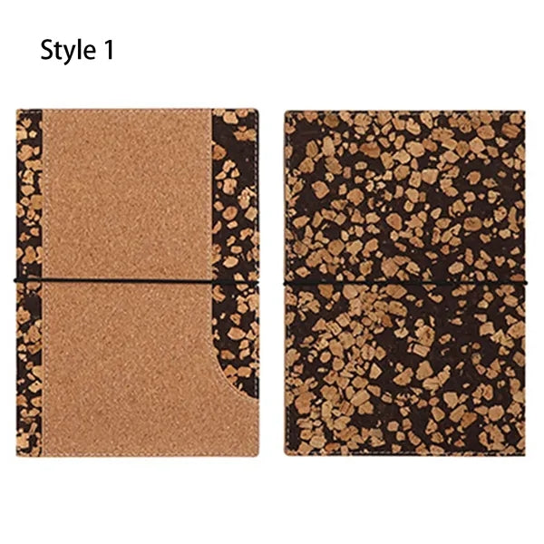 A5 Eco-Friendly Coffee Grounds and Cork Notebook