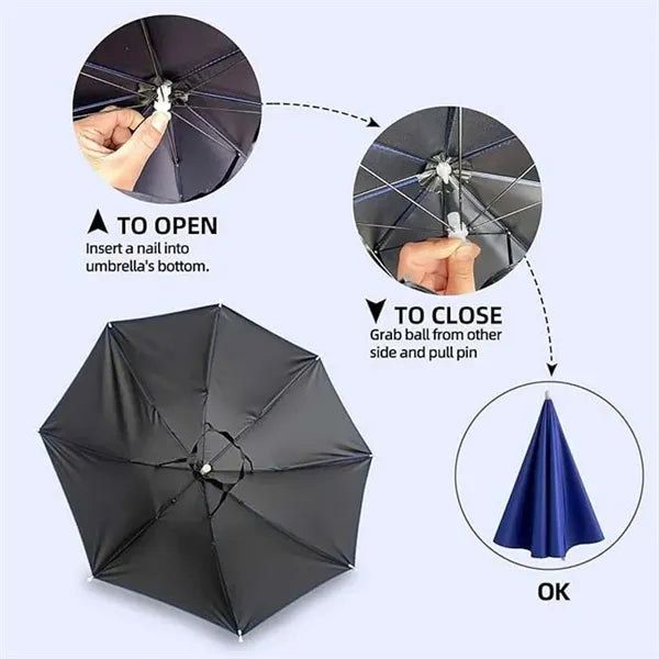 Rain Umbrella Hat
