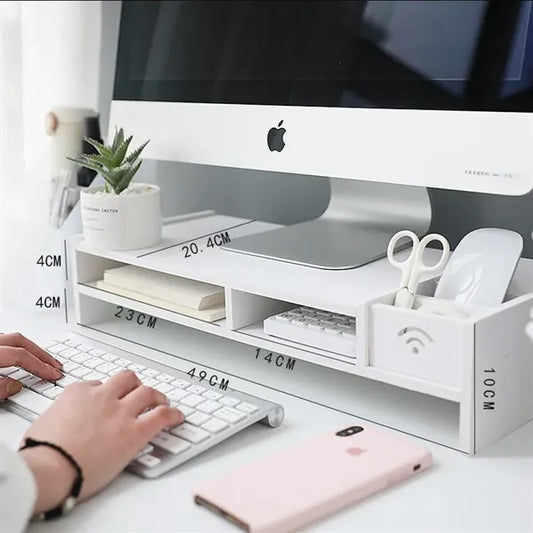 5mm Monitor Stand with Drawer and Pen Holder