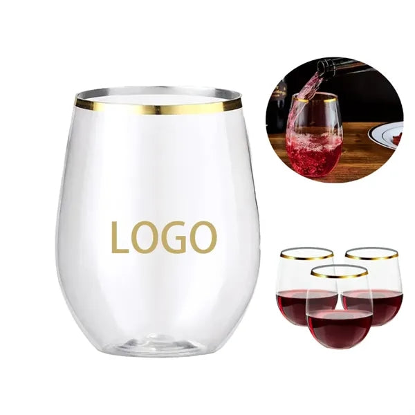 16 Oz PET Wine Glasses
