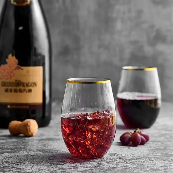 16 Oz PET Wine Glasses