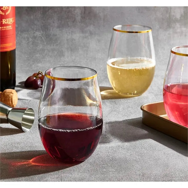 16 Oz PET Wine Glasses