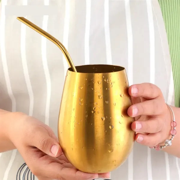 16 oz Outdoor Stainless Steel Stemless Beer Tumbler