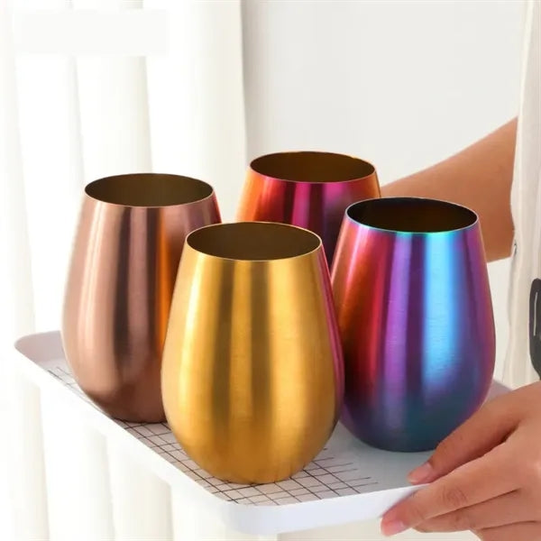 16 oz Outdoor Stainless Steel Stemless Beer Tumbler