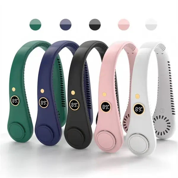 Digital Display Sports Folding Mini Electric Fan