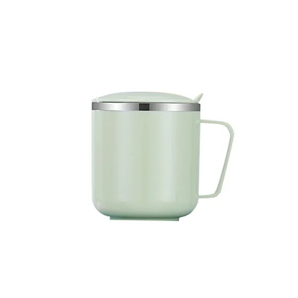 304 Stainless Steel with Lid Office Mouth Mug