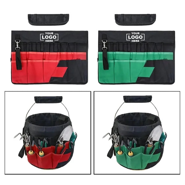Garden Tote Bag Deluxe Tool Storage Organizer with Pockets