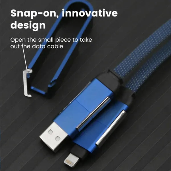 5 in 1 Fast Charging Cable with Bottle Opener
