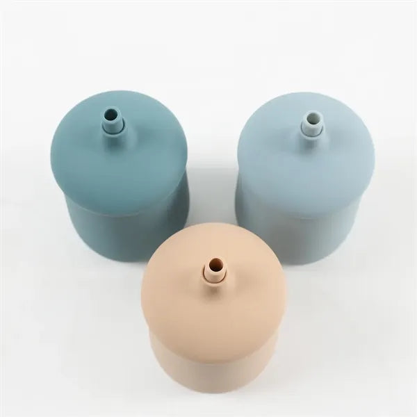 Silicone Baby Sippy Cup with Straw