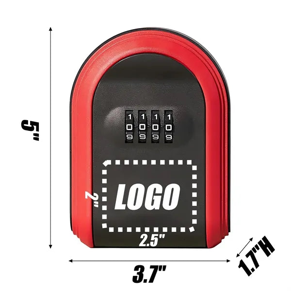Key Lock Box Hide Outside Combination Lockkey Outdoor Code