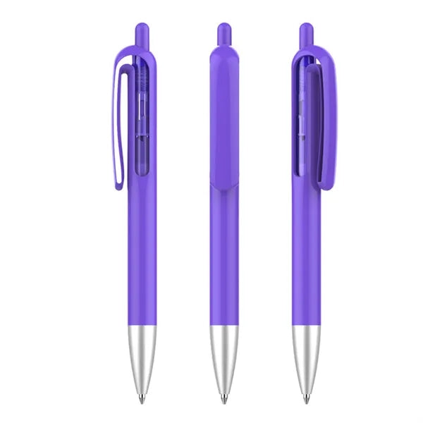 Colored Retractable Ballpoint Pen