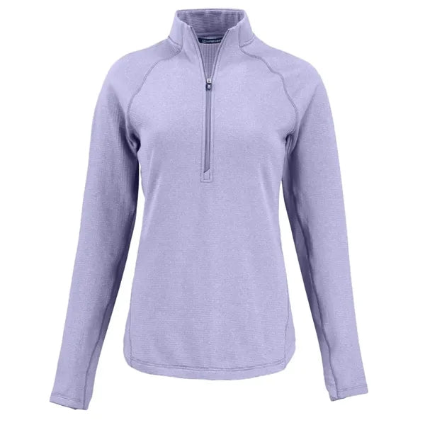 Cutter & Buck Peshastin Recycled GridFleece Womens Half Z...
