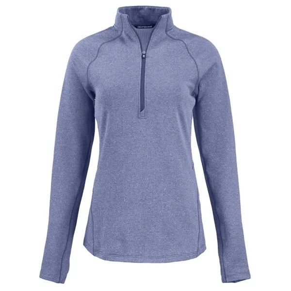 Cutter & Buck Peshastin Recycled GridFleece Womens Half Z...