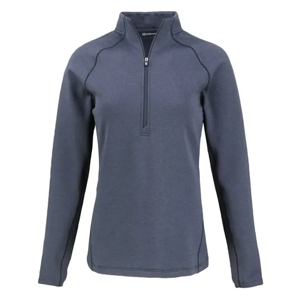 Cutter & Buck Peshastin Recycled GridFleece Womens Half Z...