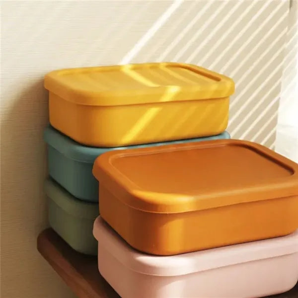 3 Grid Silicone Bento Lunch Box 14oz 400ml