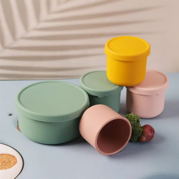 Silicone Bento Box ,Round