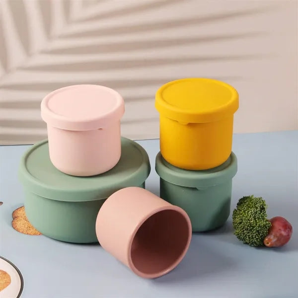 Silicone Bento Box ,Round