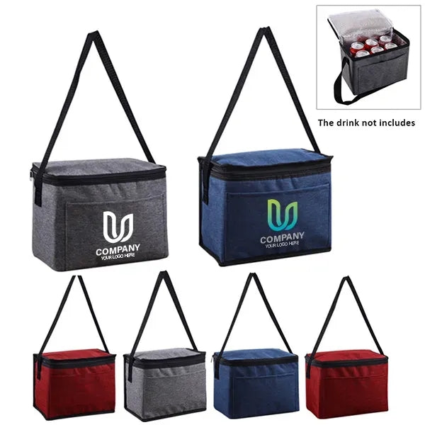 6 Pack Polyester Lunch Bags