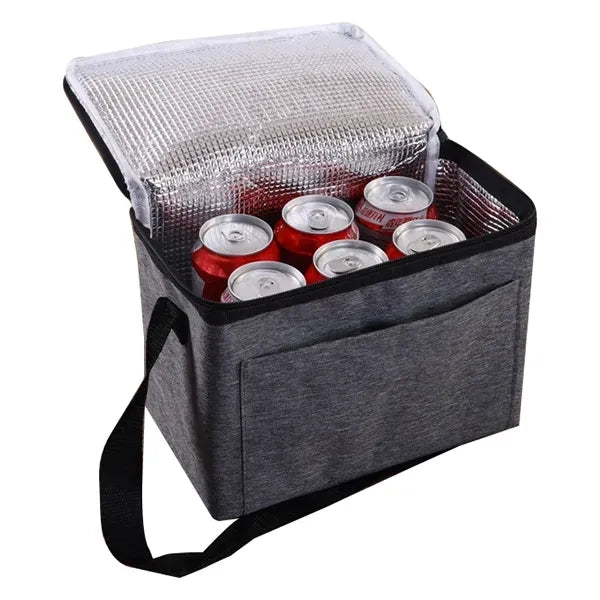 6 Pack Polyester Lunch Bags