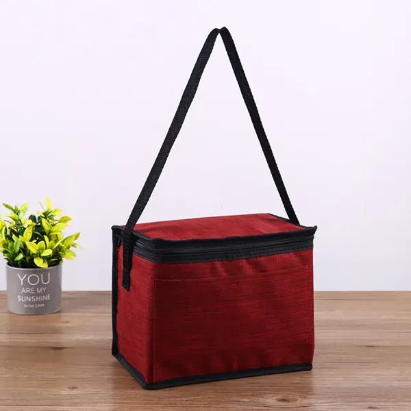 6 Pack Polyester Lunch Bags