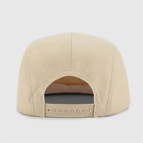 5 Panels Camper Hats Classic Cotton Flat Brim Baseball Cap