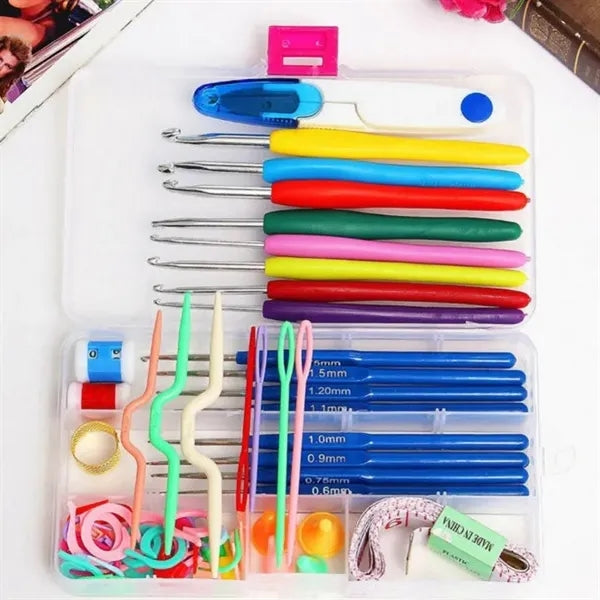 53PCS Basic Knitting Tools Accessories Supplies with Case