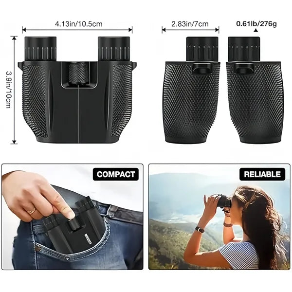 High Magnification Easy Focus Binoculars